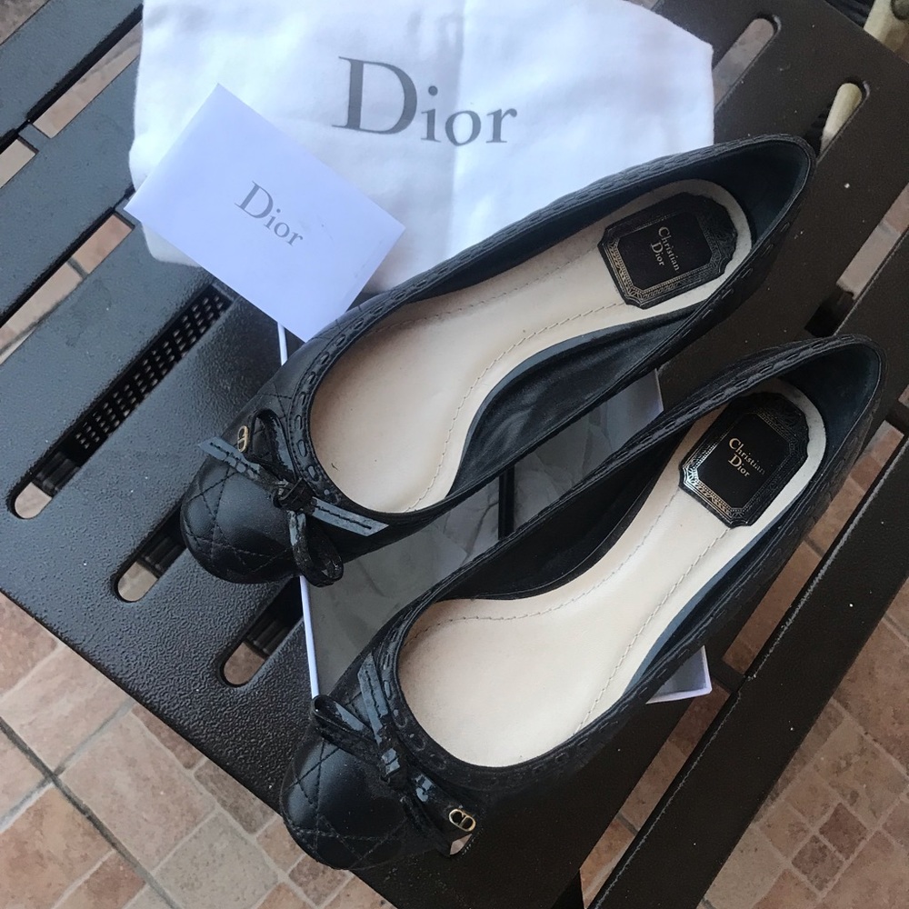 Sweet Cannage ballerina flat by DIOR